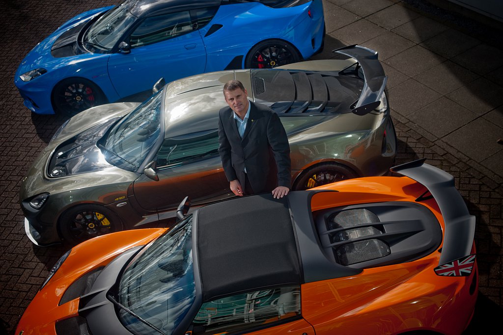 Phil Popham  chief executive officer of Lotus Cars.